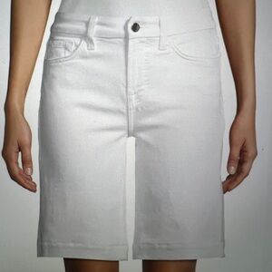Jen 7 |  7 for All Mankind Womens Denim Bermuda Shorts Stretchy Sz 0 NWT
